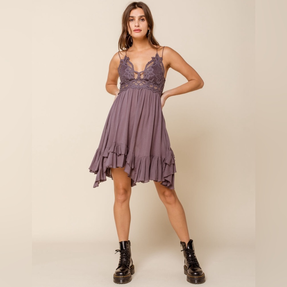 Free People Adella Slip Dress
